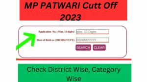 MP Patwari cutt off 2023